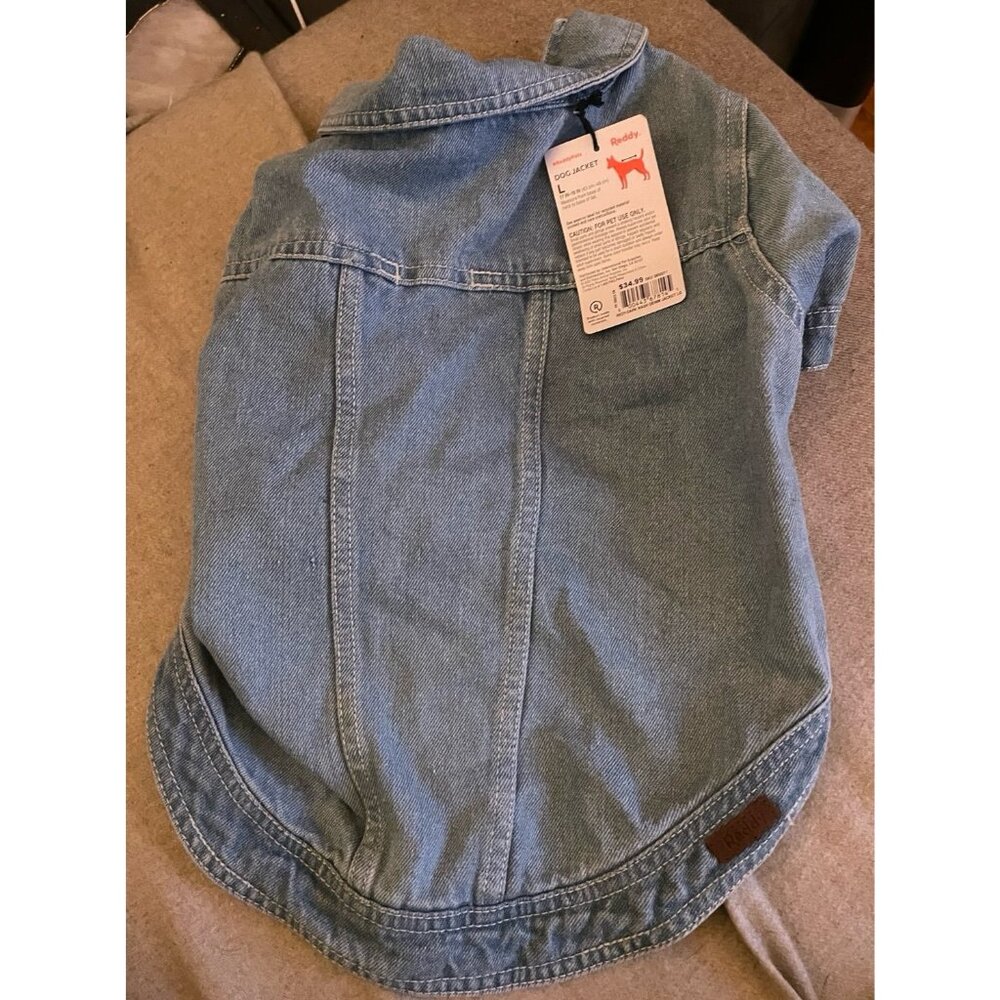 Reddy denim jean dog jacket